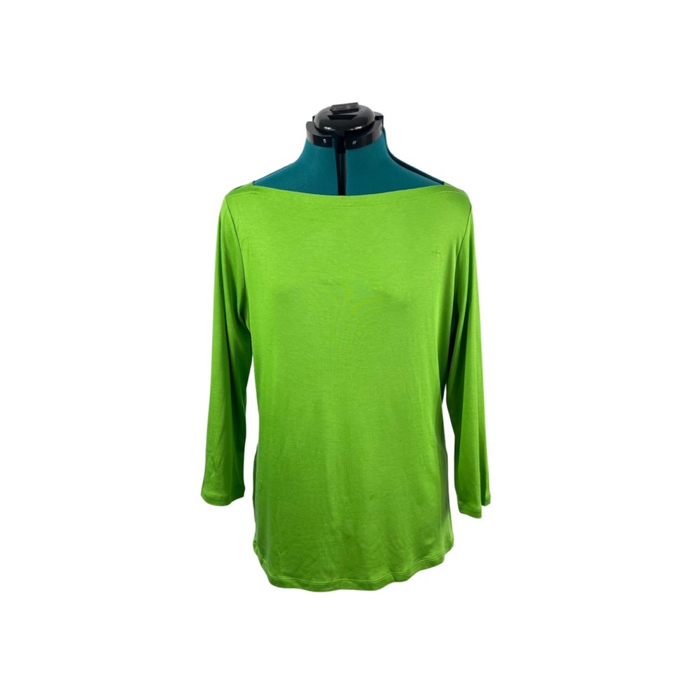 (NWT) Talbots Lime Green Long Sleeve Shirt (L)